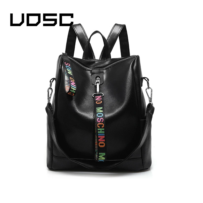 UOSC женский рюкзак из 100% искусственной кожи высокого качества Молодежные рюкзаки