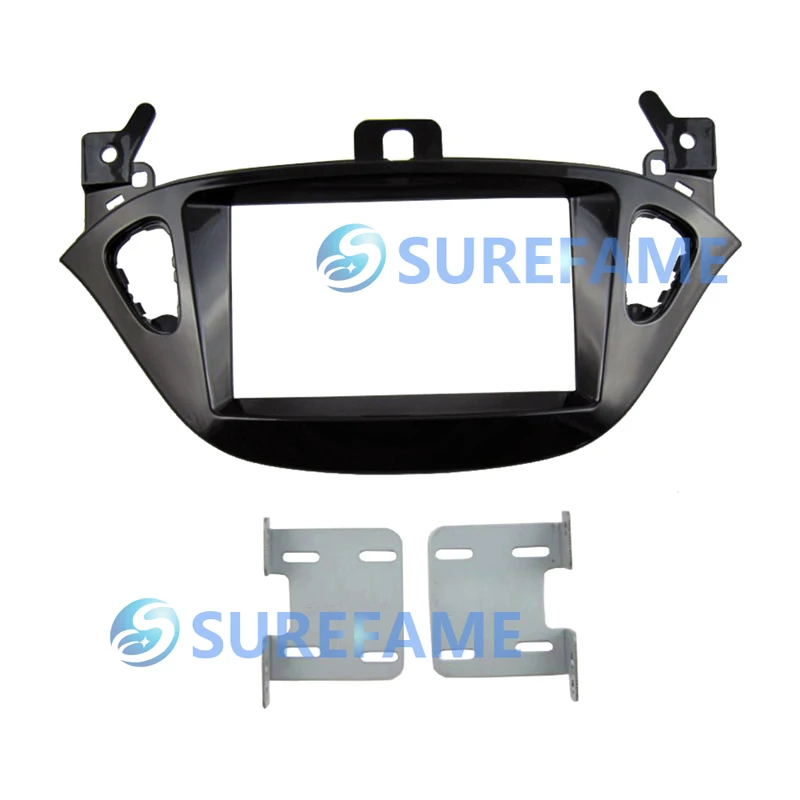 Car Facia for Opel Vauxhall Adam 2013+ Corsa (E) 2014+ Radio DVD Stereo CD Panel Dash Kit Trim Fascia Face Plate Bezel Console | Автомобили