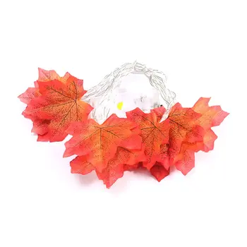 

3M Maple Leaf Led Battery Light String Christmas Day Pendant Leaf Light String Garden Party Room Decoration Light