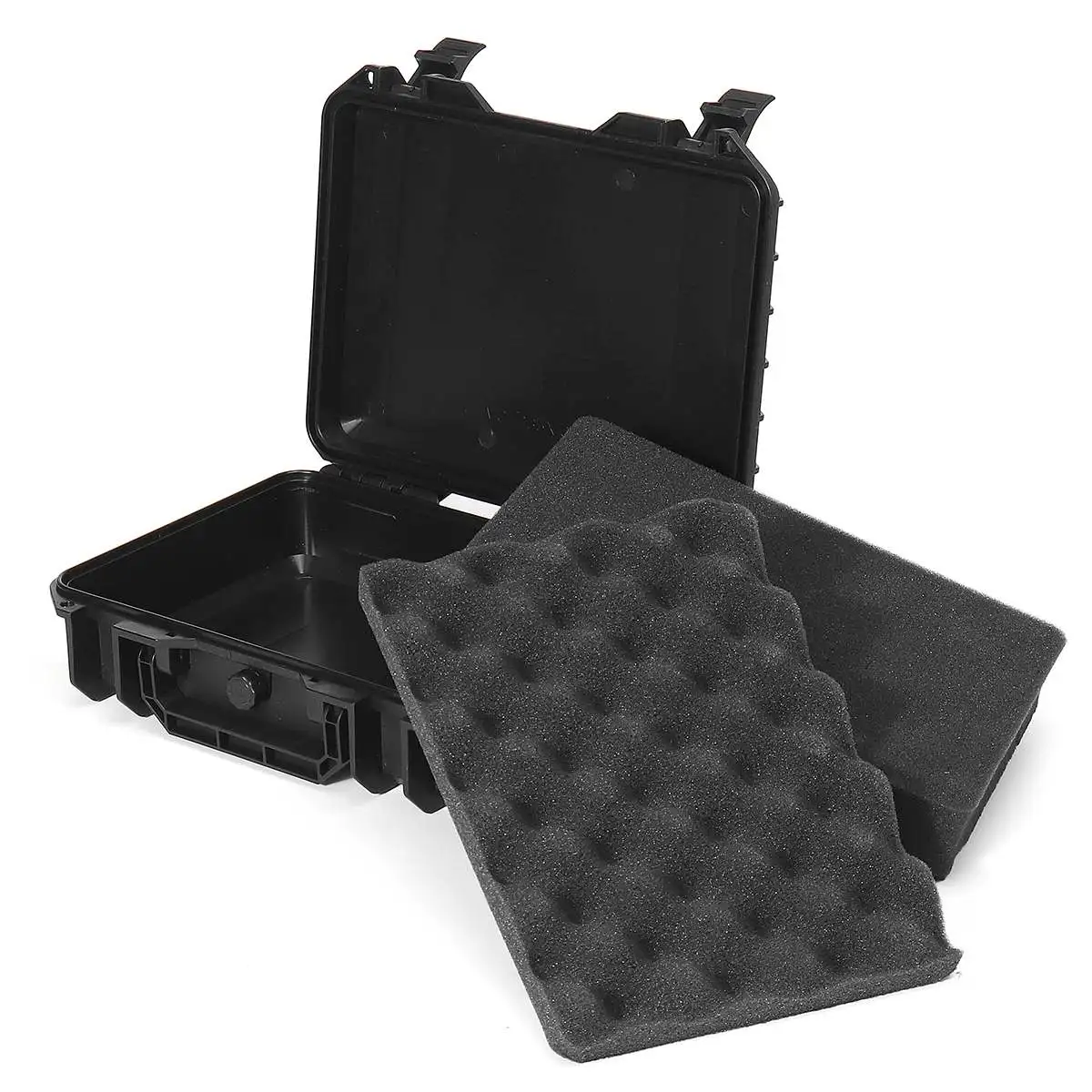 JETEVEVEN ToolBox Plastic Safety Equipment Case Waterproof Hard Carry Tool Case Bag Storage Box Camera Photography with Sponge 6