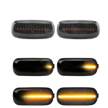

for Audi A4 B8 Side Marker A3 S3 8P S4 RS4 B6 B7 A6 S6 RS6 C5 C7 Streamer Flowing Led Dynamic 2pcs Turn Signal Light Fender Lamp