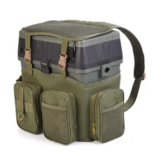 Сумка для рыбалки, многофункциональная, 600D, ткань Оксфорд, коробка для рыболовных снастей, снаряжение, рюкзак, коробка для снастей, сумка на плечо для хранения, чехол