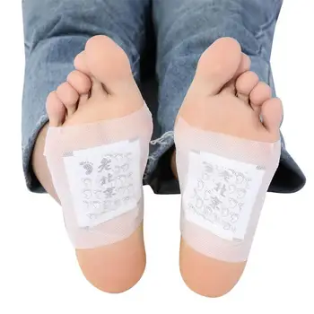 

50Pcs Health Care Foot Patch Stickers Improve Sleep Foot Pad Remove Toxin Adhesive Foot Pad Vinegar Ginger Foot Patch