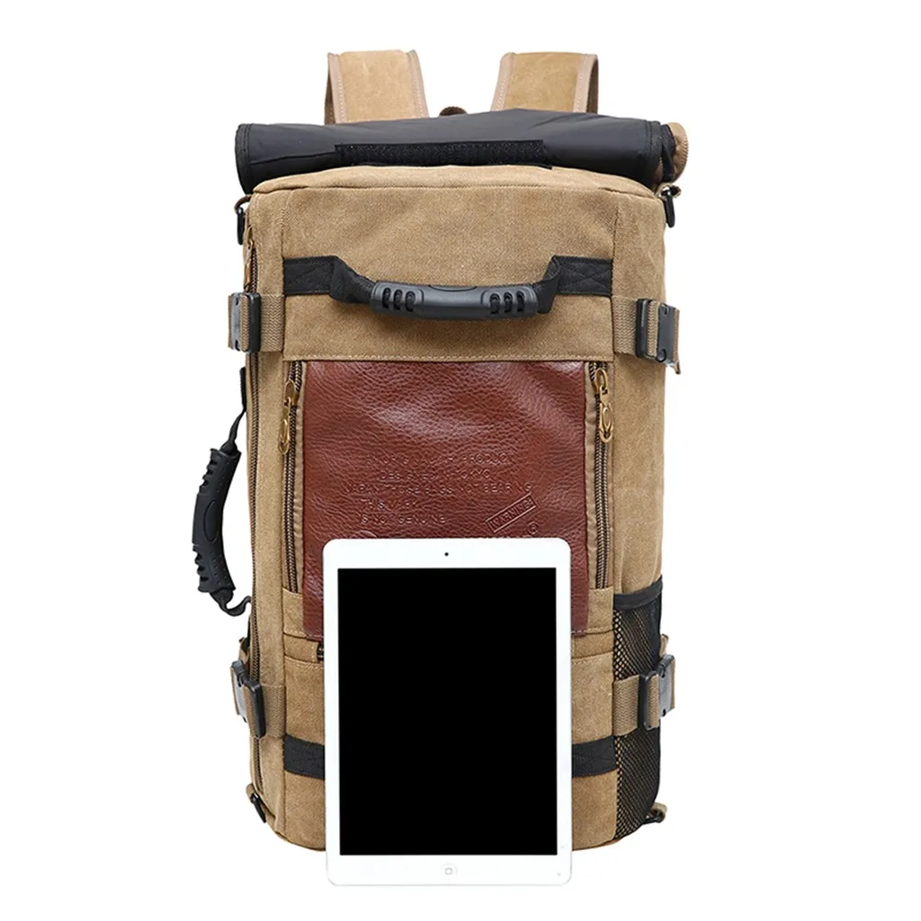 Mochila, холщовая дорожная сумка для мужчин, большая вместительность, мужской ручной Багаж, дорожная сумка, модный рюкзак для путешествий