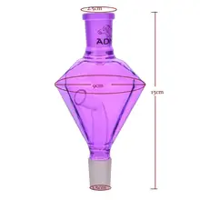 Nargile Accessories Crystal Glass Material Hgt14cm Diameter7cm Joint18.8mm Hookah Molasses Catcher For Shisha Narguile NO Brush
