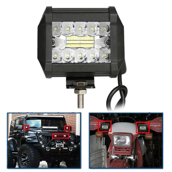 

4Inch 60W Car 20-LED Work Light Flood Spot Combo Offroad Sport Driving Light High Quality Aluminum Car LED Work Light