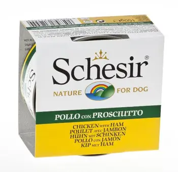 

SCHESIR SCHESIR DOG CHICKEN & HAM adult dogs and chicken ham 150g