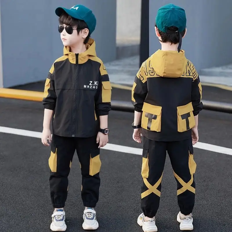 Boys' suit spring clothes 2020 new Korean version of foreign style children's and autumn net red wear |