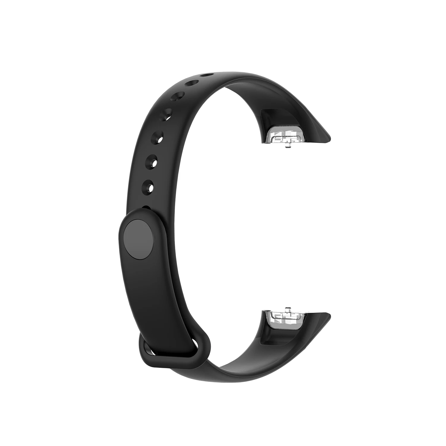 black Спортивный силиконовый браслет для samsung Galaxy Fit SM-R370 умный Браслет для наручных часов для Galaxy Fit SM R370 аксессуары - Цвет: black