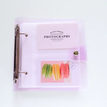 

100 Pockets Mini Instax Photo Album Holder Transparent Book Style Album for 3 Inch Mini Fuji Film Instax & Name Card 7s 8 25 50s