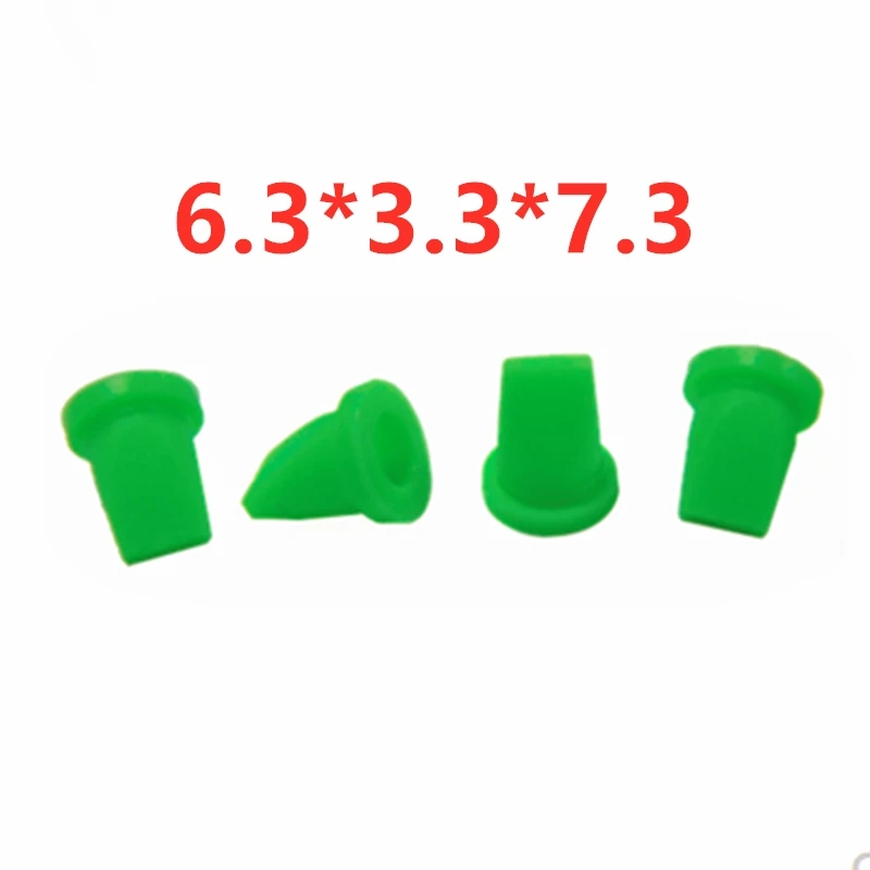 Válvula de Retenção Válvula de Retenção de Silicone Pces Silicone Duckbill Verde Fácil Instalar de 6.3*3.3*7.3mm 100