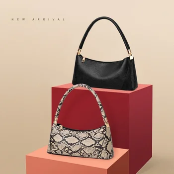

Shoulder Bag Fashion Women Leopard Grain Pattern Zipper Shoulder Bag Mini Storage Handbag Faux Leather Messenger Bag Female Bags