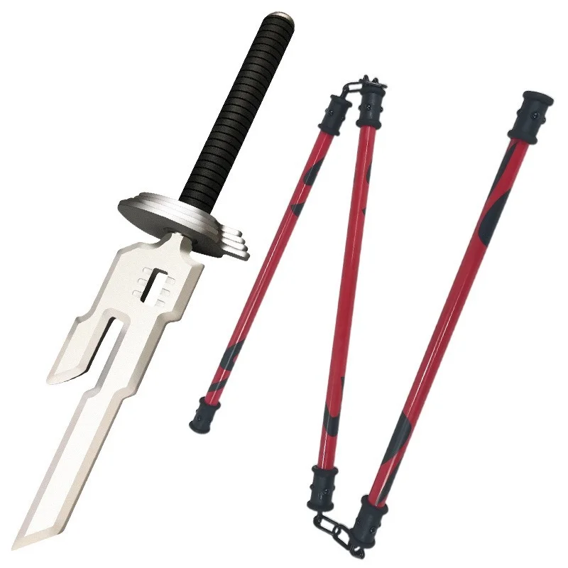 Jujutsu Kaisen Cosplay Props Japanese Anime Figue Fushiguro Touji Three-section Stick Hands Accessories for Unisex Costume Prop