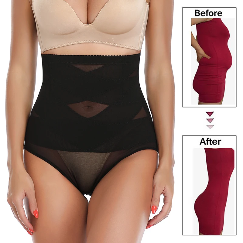 

Women High Waist Trainer Body Shaper Panties Tummy Belly Control Body Slimming Shapewear Girdle Underwear Waist Trainer Shorts