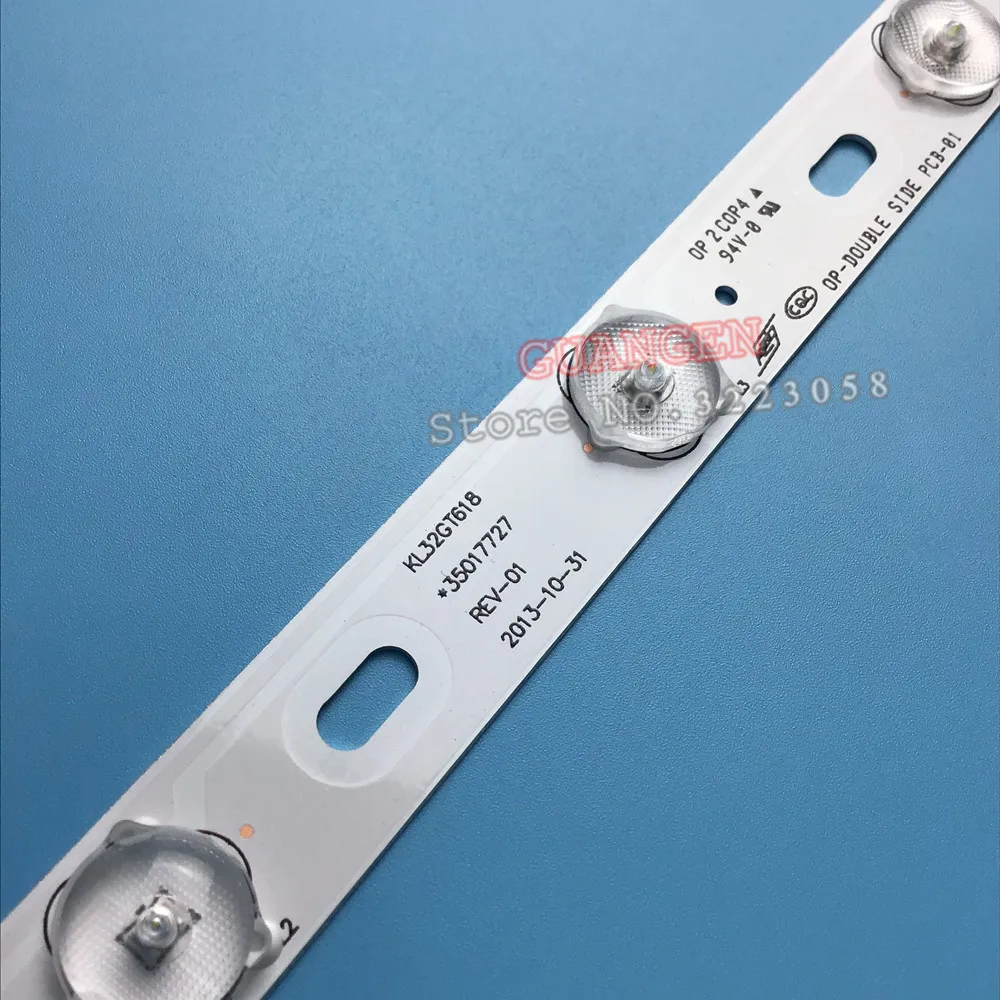 US $280.50 100pcs LED Backlight Strip 10 Lamp For KONKA 32TV KL32GT618 35017727 644cm1 LED6v 