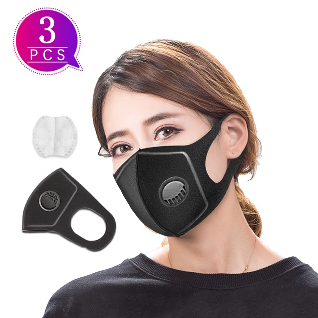 US $8.44  3pcs Disposable Protective Masks Anti-mask Face Mask Protection Breathable Sponge Anti Pollut Thin