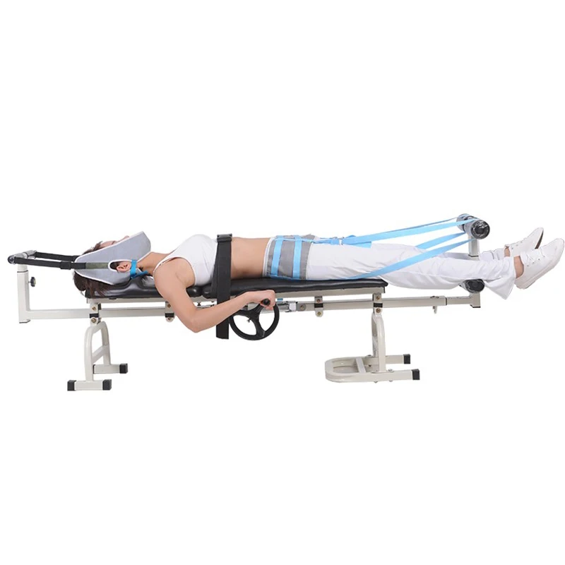 New Therapy Massage Bed Table Cervical Lumbar Traction Body Stretch Spine Ankle Vertebra Fatigue Minor Injurie|traction bed|body stretchcervical