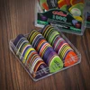 1 Box Matte Guitar Picks Acoustic Electric Bass Plectrum Mediator Guitar Accessories Thickness 0.58 - 1.5 mm ► Photo 3/6