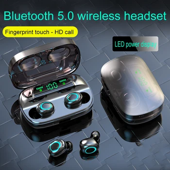 

Soundage®️ TWS S11 Touch Bluetooth Earphone Wireless Noise Cancelling Headset HIFI Stereo Earbuds with Mic for All Phone