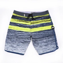 High Quality Men's Waterproof Boardshorts Brand Quick Dry Spandex Elastic Bermuda Board Shorts New Swim Trunks Surf Shorts