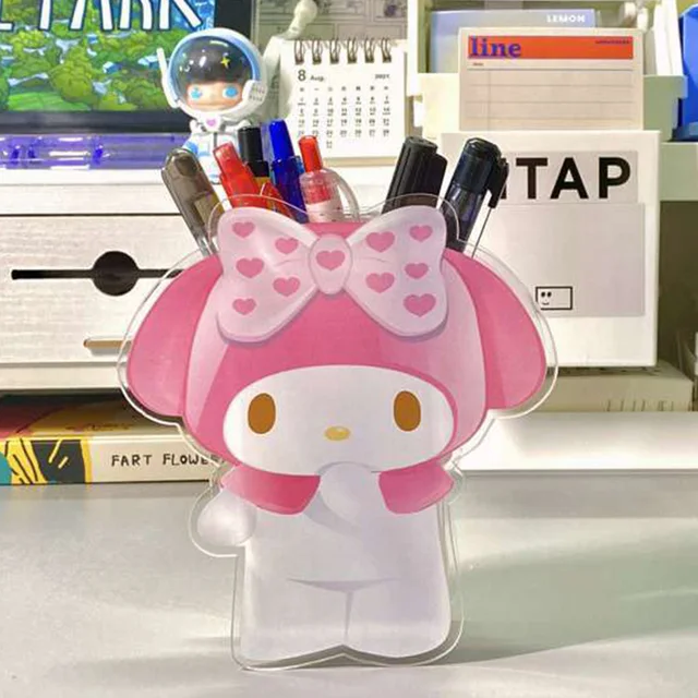 Kawaii Sanrio Cinnnamoroll Acylic Pen Holder 4