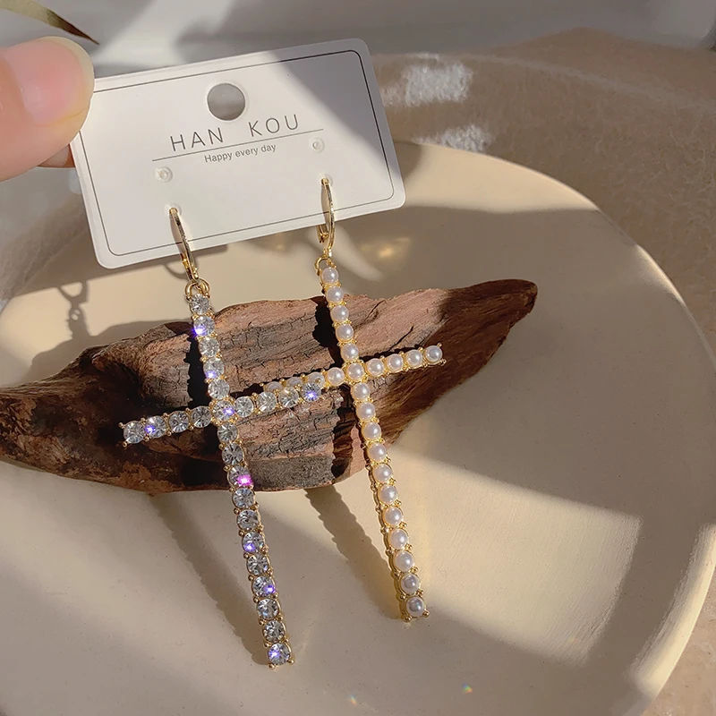 Fancy Hollow Dream Catcher Leaf Feather Shiny Crystals Drop Dangle Earrings For Women Party Jewelry Korean Hanging CZ Earrings