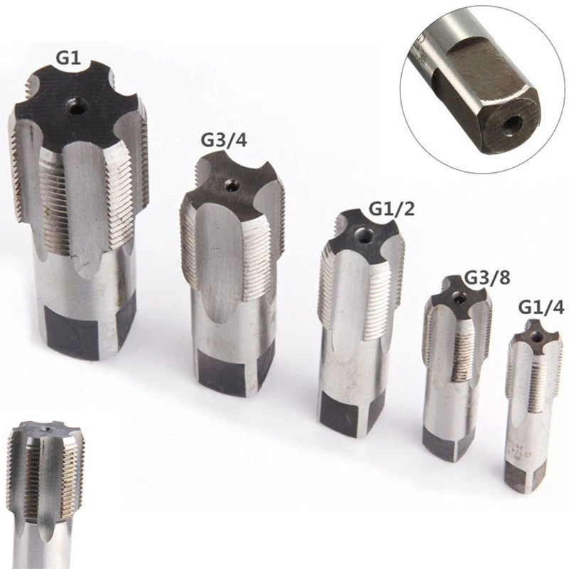 Industrial Hand Tools HSS Machine Screw Thread Plug Tap Drill Bits BSPP