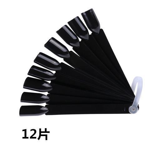 New False Nail Art Polish Gel Tip Practice Card Display Fan Swatch Multiple Pieces Practice Display Tools