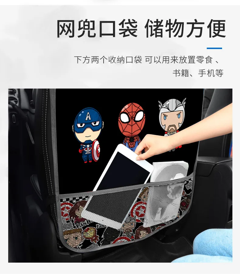 1pcs Cute Children Car Anti Kick Mat Car Seat Back Protector Baby Waterproof Anti Dirt Pad for Kick Mat for Accessories car seat protector