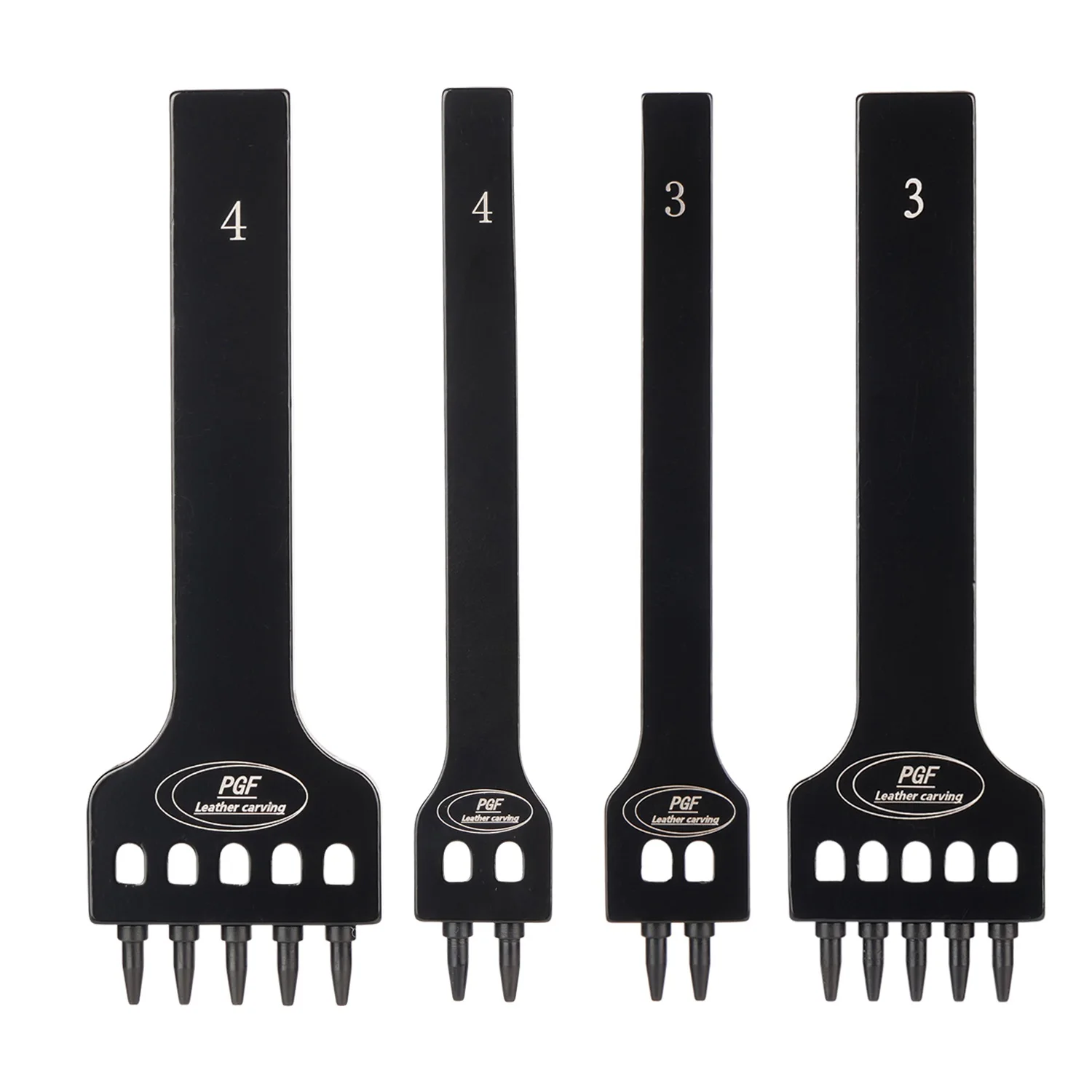 Round Hole Row Punching Black Porous Row Round Chopping Suture Punching Spacing 4mm/5mm/6mm DIY Leather Carving leather tool carving tool leather cutting tools leather stamp punch