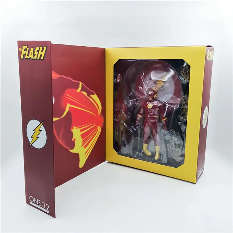 6 дюймов Mezco One: 12 вспышка DC Comics флэш Коллекционные фигурки героев игрушка кукла - Цвет: A With box