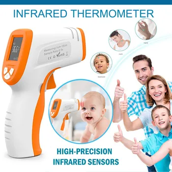 

2020 Forehead Body Non-Contact Thermometer Infrared Thermometer Baby Adults Outdoor Home Digital Infrared Fever Ear Thermometer