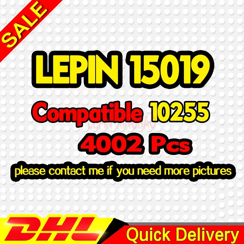 DHL leleings 15019 15001 15002 15003 15004 15005 15007 15008 15011 16050 15031 15034 15035 XINGBAO 01001 модель строительные блоки - Цвет: 15019