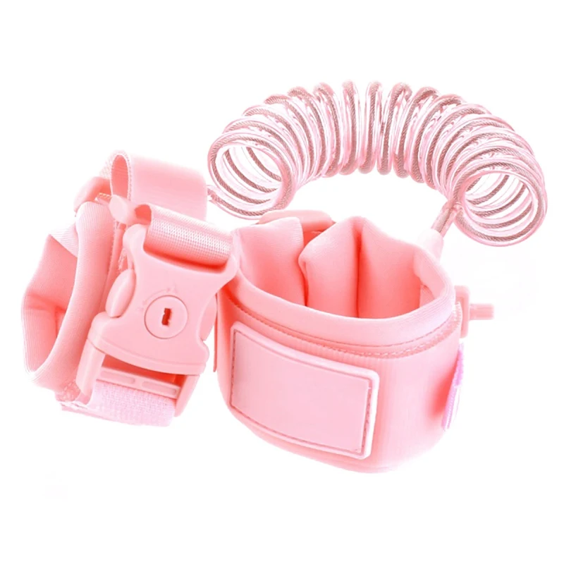 360 Degree Rotation Toddler Baby Girls Boys Safety Harness Leash Kids Anti-Lost Wrist Traction Rope Band - Цвет: PK2-2.5M