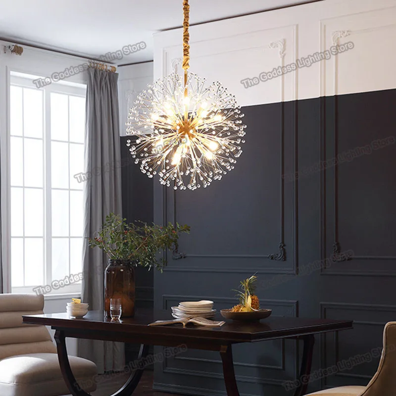 Global ambient LED chandelier home 