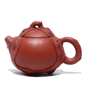 

Red Dragon Xishi Pot Authentic Teapot Famous Handmade Yixing Tea pot 250ml