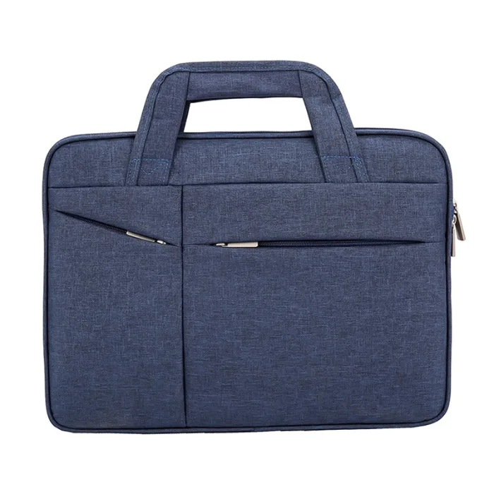 16in Men Simple Briefcase Oxford Cloth Waterproof Wear-resistant Laptop Bag-OPK