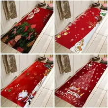 Творческий 3D напечатание рождественское коврик коврики для прихожей и коврики для Спальня Гостиная коврик для кухни, ванной, Противоскользящие коврики