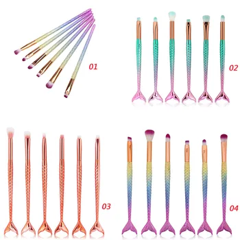

Diamond Rainbow Make Up Brush Set Professional Eye Make Up Eyeliner Eyebrow Eyeshadow Brush Rose Gold Makeup Brushes Free DHL