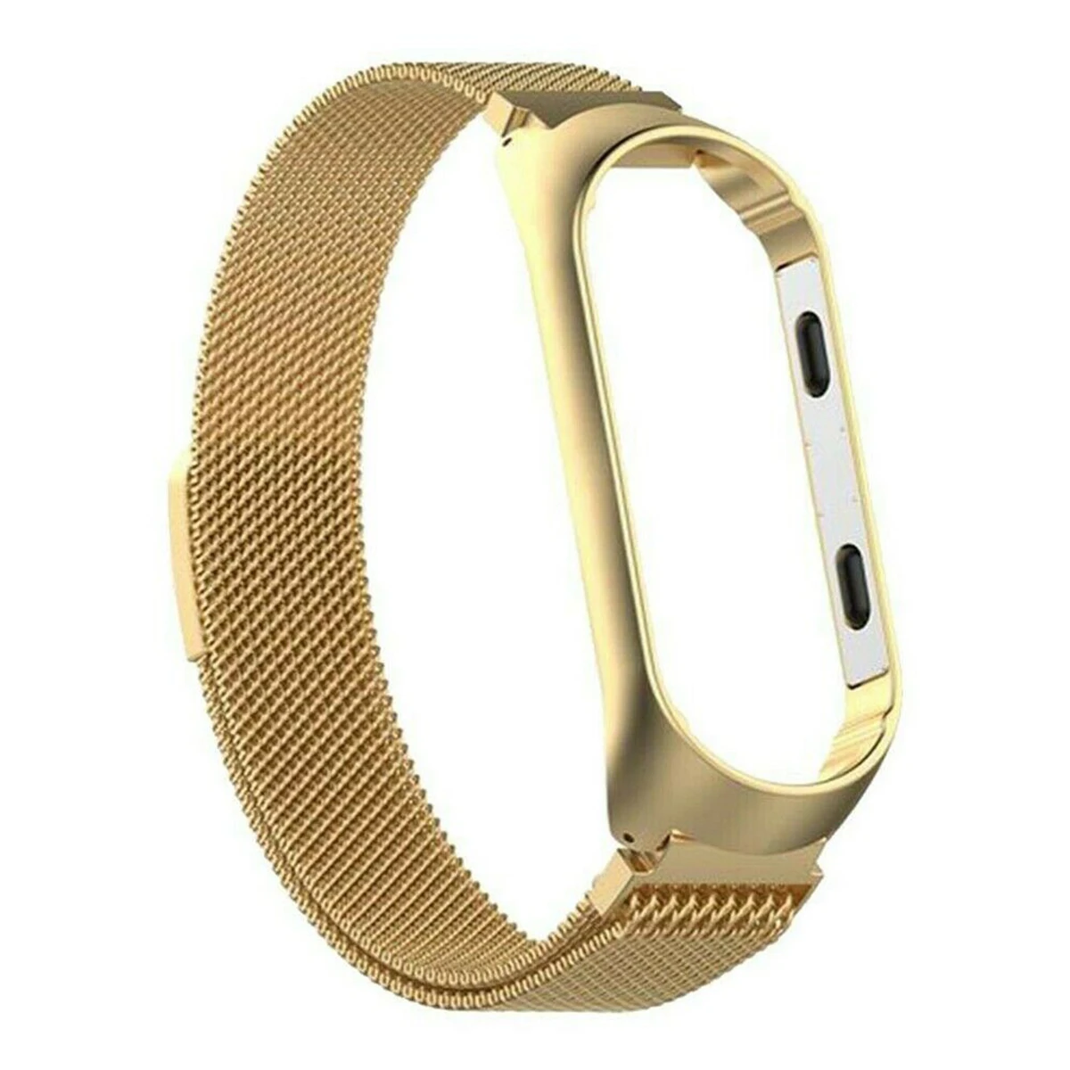 SOONHUA ремешок для часов из нержавеющей стали рамка магнитный Milanese Xiaomi Mi Band 3/4
