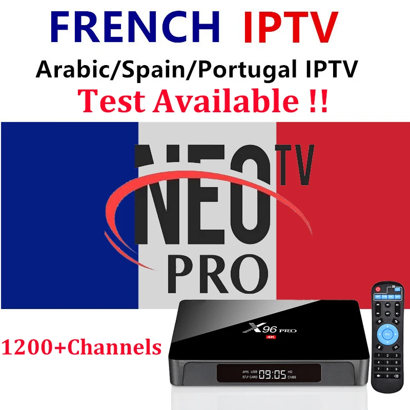

Neotv pro French Iptv subscription Live TV VOD sports Android m3 smart tv Arabic France Belgium neo one year iptv tv box