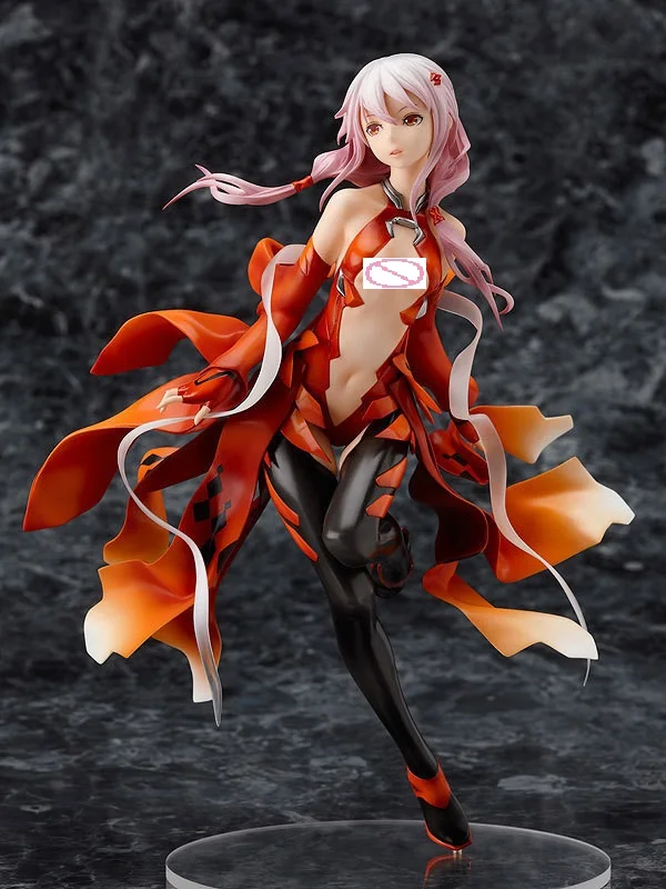 Игра Аниме Guilty Crown Inori Yuzuriha сексуальные девушки 1/8 весы окрашенная ПВХ фигурка