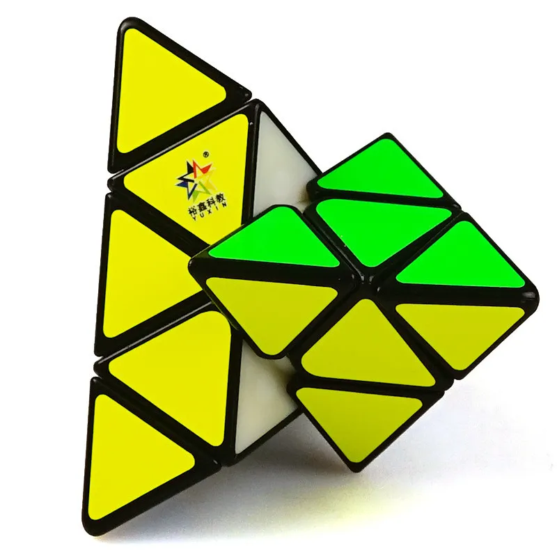 YuXin HuangLong 3x3x3 Пирамида Магнитный магический куб безопасный ABS быстрый ультра-Гладкий 3x3 кубар-Рубик на скорость детские игрушки подарок