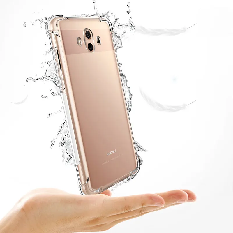 Прозрачный чехол для huawei mate 10 Lite pro 10pro чехол из мягкого ТПУ Прозрачная задняя крышка для huawei mate 10 чехол для телефона
