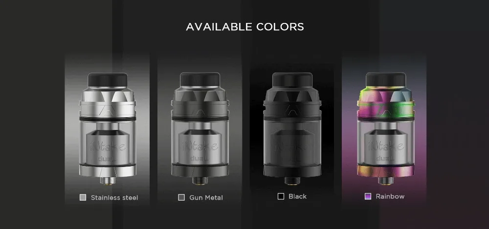 Augvape Впускной RTA распылитель Двойная Головка Катушки 26 мм 4,2 мл 5,8 мл Leekproof Топ воздушный поток Postless Deck электронная сигарета RTA танк
