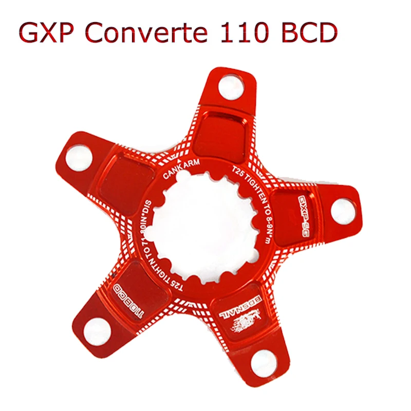 JESSICA GXP 170 Кривошип 4/5 коготь велосипед конвертер алюминиевый MTB шатун дорожный горный велосипед цепь Запчасти для велосипедов аксессуары - Цвет: converter 5 claw