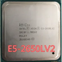 Intel Ксеон E5-2650LV2 Процессор SR19Y 1,70 ГГц 10-ядерный Натяжной канат длиной 25 м LGA2011 E5 2650LV2 E5 2650L V2 процессор E5-2650L V2