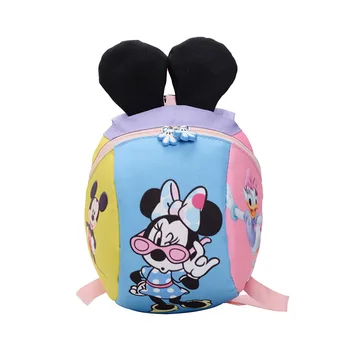 

2020 New Mickey Minnie Baby Backpack Toddler Anti Lost Backpack Baby Cartoon Pattern Children Schoolbag Kids Walking Leashes Bag