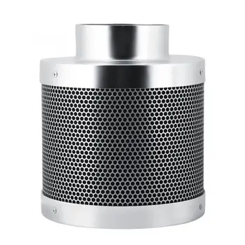 

Stainless steel Carbon Filters 4 Inch Hydroponics Keep Away Smell House Workshop Filter Hydroponics Activated Carbon Filters