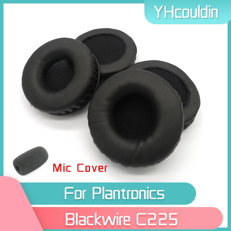 

YHcouldin Earpads For Plantronics Blackwire C225 Headphone Accessaries Replacement Wrinkled Leather
